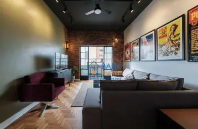 Apartamento com 2 dormitórios à venda, 73 m² totalmente reformado, lindíssimo - por r$ 650.000 - santa cecília - são paulo/sp