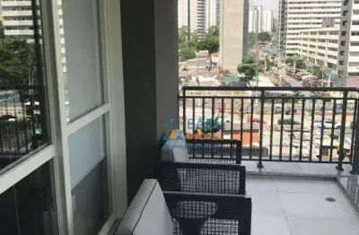 Apartamento com 1 dormitório à venda, 61 m² - brooklin - são paulo/sp