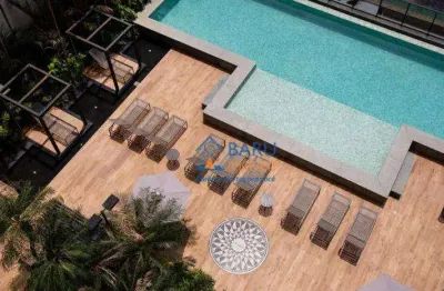 Apartamento com 1 dormitório, 41 m² - venda por r$ 850.000,00 ou aluguel por r$ 5.307,00/mês - perdizes - são paulo/sp