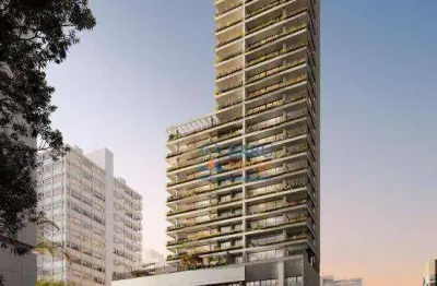 Studio com 1 dormitório à venda, 25 m² por r$ 635.170,53 - higienópolis - são paulo/sp