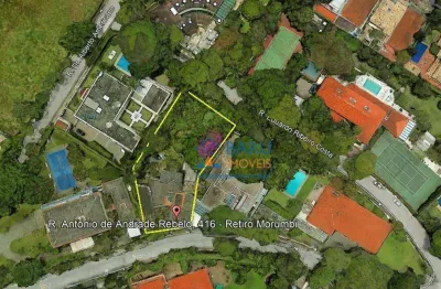 Casa com 1 dormitório à venda, 784 m² por r$ 6.900.000 - retiro morumbi - são paulo/sp