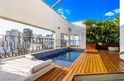 Cobertura com 7 dormitórios à venda, 600 m² por r$ 18.000.000 - jardim américa - são paulo/sp