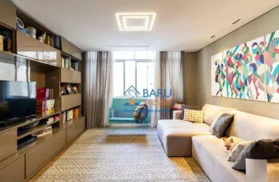 Apartamento com 3 dormitórios para alugar, 116 m² por r$ 9.137,00/mês - santa cecília - são paulo/sp