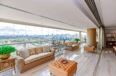 Apartamento com 5 dormitórios à venda, 485 m² por r$ 8.800.000,00 - campo belo - são paulo/sp