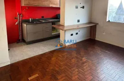 Kitnet com 27 m² à venda por r$ 235.000 - consolação - são paulo/sp