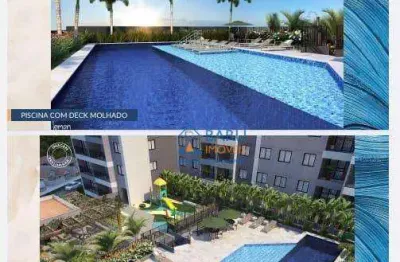 2 dorm em um projeto moderno com lazer completo.  a partir de $310.000