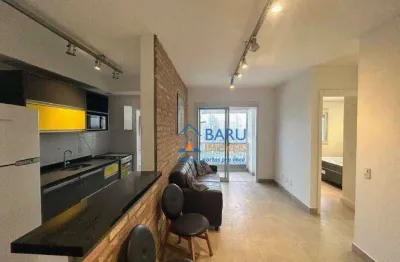 Apartamento mobiliado, com 55 m², 2 dormitórios e 1 vaga para alugar por r$ 4.127/total mensal - brás - são paulo/sp