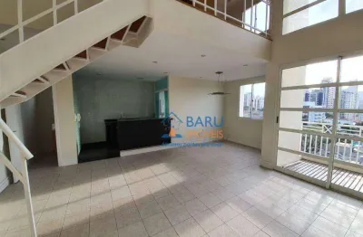 Apartamento Duplex com 2 dormitórios para alugar, 73 m² por R$ 6.041,02/mês - Perdizes - São Paulo/SP