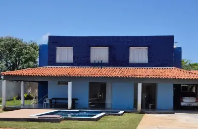 Para quem quer investir ou morar: vendo casa mobiliada com 5 suítes a menos de 100m da praia de jauá - litoral norte-ba