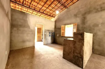 Casa à venda em amélia rodrigues – bairro areal de cima , 2 quartos , quintal amplo