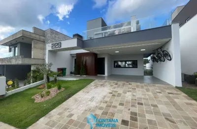 Casa com 3 dormitórios à venda, 230 m² por r$ 2.150.000,00 - cyrela landscape seminario - gravataí/rs