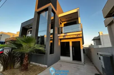 Casa com 3 dormitórios à venda, 137 m² por r$ 950.000,00 - primavera - gravataí/rs