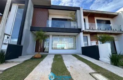 Casa com 3 dormitórios à venda, 138 m² por r$ 868.000,00 - condomínio central square - gravataí/rs