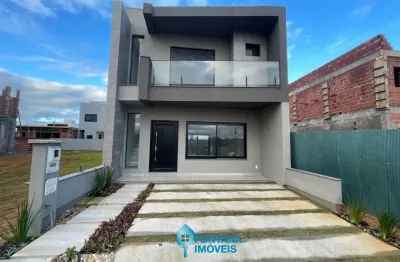 Casa com 3 dormitórios à venda, 142 m² por r$ 850.000,00 - condomínio central square - gravataí/rs