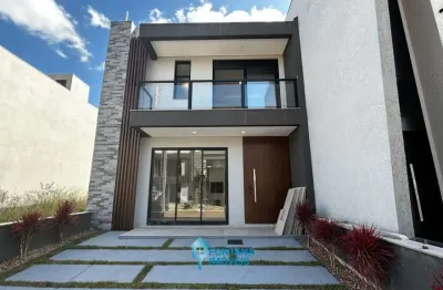 Casa com 3 dormitórios à venda, 127 m² por r$ 800.000,00 - condomínio central square - gravataí/rs