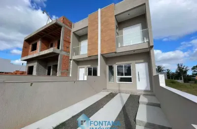 Casa com 2 dormitórios à venda, 86 m² por r$ 429.300,00 - terranova - gravataí/rs