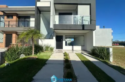 Casa com 3 dormitórios à venda, 140 m² por r$ 898.000,00 - condomínio central square - gravataí/rs