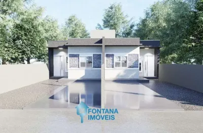 Casa com 2 dormitórios à venda, 55 m² por r$ 280.000,00 - moradas do sobrado - gravataí/rs