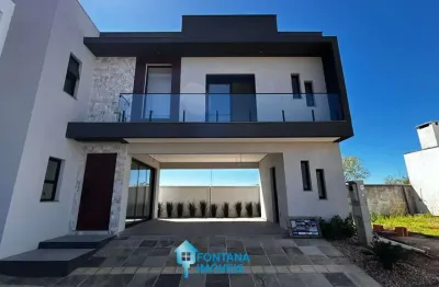 Casa com 3 dormitórios à venda, 174 m² por r$ 1.190.000,00 - condomínio central square - gravataí/rs