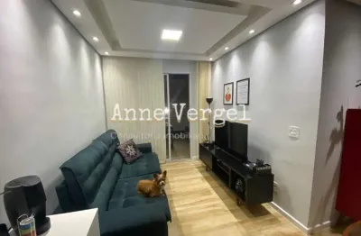 Apartamento 2 quartos com varanda à venda em cotia com 1 vaga de carro 59m2 atrás do colégio adventista com móveis planejados