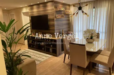 Apartamento à venda no bussocaba em osasco 80m2 com 3 quartos e 2 vagas de carro, próximo ao parque chico mendes