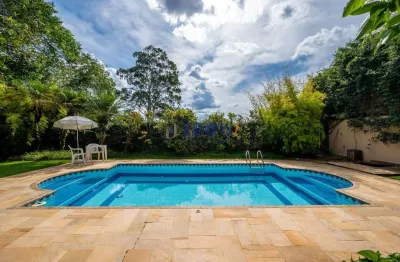 Casa em condomínio fechado com 4 quartos à venda na rua doutor osvaldo de oliveira lima, 115, jardim botânico (sousas), campinas, 574 m2 por r$ 3.500.000