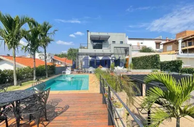 Casa em condomínio fechado com 5 quartos à venda no loteamento caminhos de san conrado (sousas), campinas , 300 m2 por r$ 2.600.000