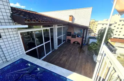 Ubatuba, centro - apartamento cobertura duplex com piscina privativa.