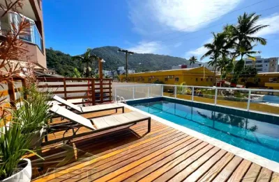 Ubatuba - praia toninhas, linda cobertura, com 03 suites e  vista para as montanhas.