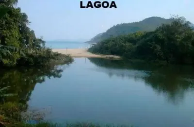 Ubatuba, praia do prumirim - lote vista para a lagoa e linda mata, 1000m2 com licenciamento pronto para construir