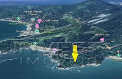 Ubatuba - lindo terreno com vista espetacular, loteamento vermelha do sul