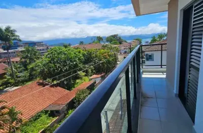 Ubatuba, tenório- apartamento novíssimo de 1 suite, com vista para o mar!