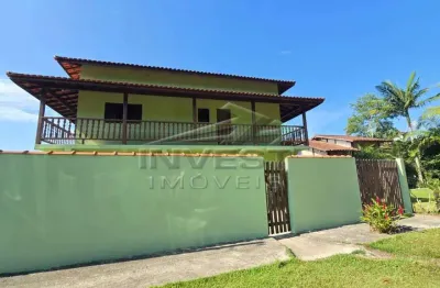 Ubatuba - lagoinha, casa 02 dormitórios sendo 1 suíte, varanda com vista do mar
