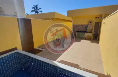 Casa com 2 dorms, balneário gaivotas, itanhaém - r$ 385 mil, cod: 3578-0