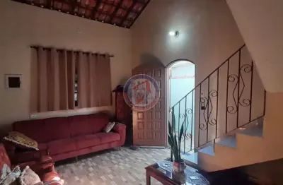 Sobrado com 3 quartos, jussara, mongaguá - r$ 280 mil, cod: 1637-4