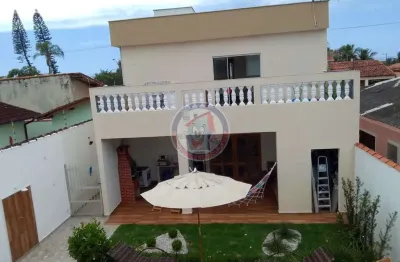 Sobrado com 6 quartos, balneário nova itanhaém, itanhaém - r$ 1 mi, cod: 3055-2