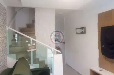 Sobrado de condomínio com 2 quartos, solemar, praia grande - r$ 335 mil, cod: 7423-6