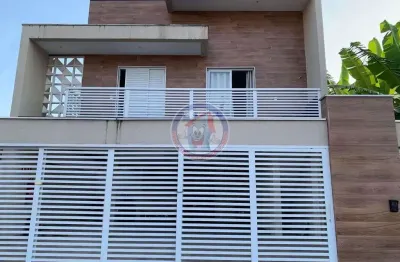 Sobrado de condomínio com 2 quartos, melvi, praia grande - r$ 220 mil, cod: 3722-0