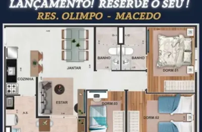 Apartamento à venda na Avenida Otávio Braga de Mesquita, 895, Vila Flórida, Guarulhos
