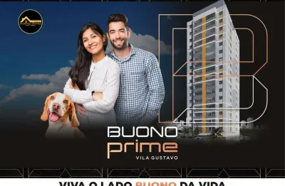 Apartamento para venda em são paulo, vila gustavo, 2 dormitórios, 1 suíte, 1 banheiro, 1 vaga