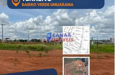 Terreno 301,5m² residencial/comercial verde umuarama