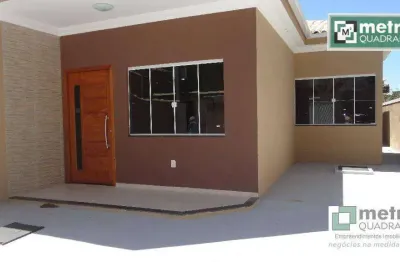 Casa com 3 dormitórios à venda, 90 m² por r$ 380.000,00 - extensão novo rio das ostras - rio das ostras/rj