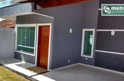 Casa com 3quartos à venda, 126m² por R$ 450.000 - Verdes Mares - Rio das Ostras/RJ