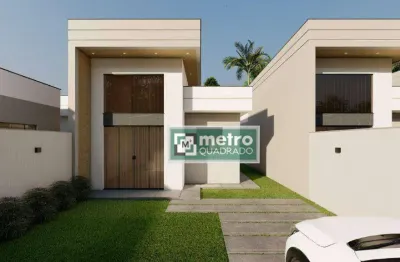 Casa com 2 dormitórios à venda, 55 m² por r$ 330.000,00 - reduto da paz - rio das ostras/rj