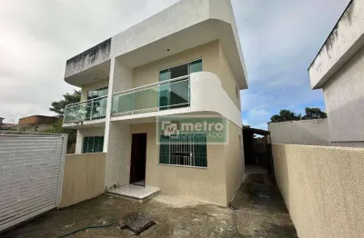 Casa com 2 quartos, 77 m² - venda por r$ 260.000 ou aluguel por r$ 1.852/mês - residencial rio das ostras - rio das ostras/rj