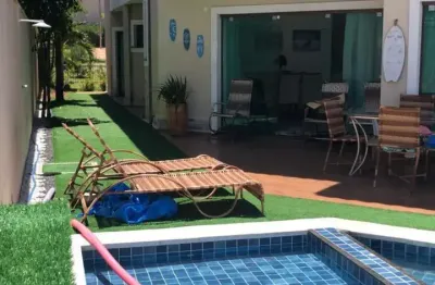Triplex em condomínio com 6 suites, piscina à venda, 306m² cumbuco