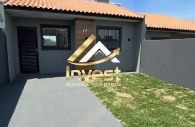 Casa com 2 quartos, à venda em ponta grossa, cará-cará
