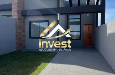 Casa 3 quartos sendo 1 suíte com fachada  moderna e acabamento de primeira qualidade