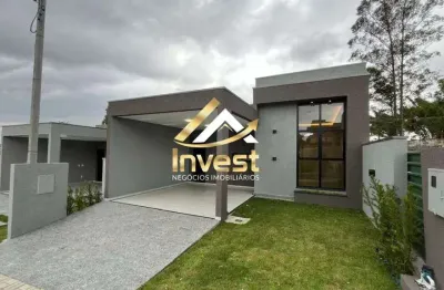 Belíssima casa térrea em condomínio fechado - fachada moderna e com acabamento impecável - pronto para morar