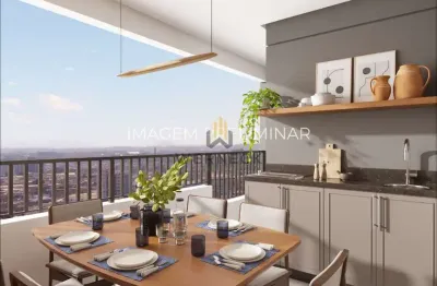 Apartamento com 3 dormitórios com suíte, sacada gourmet